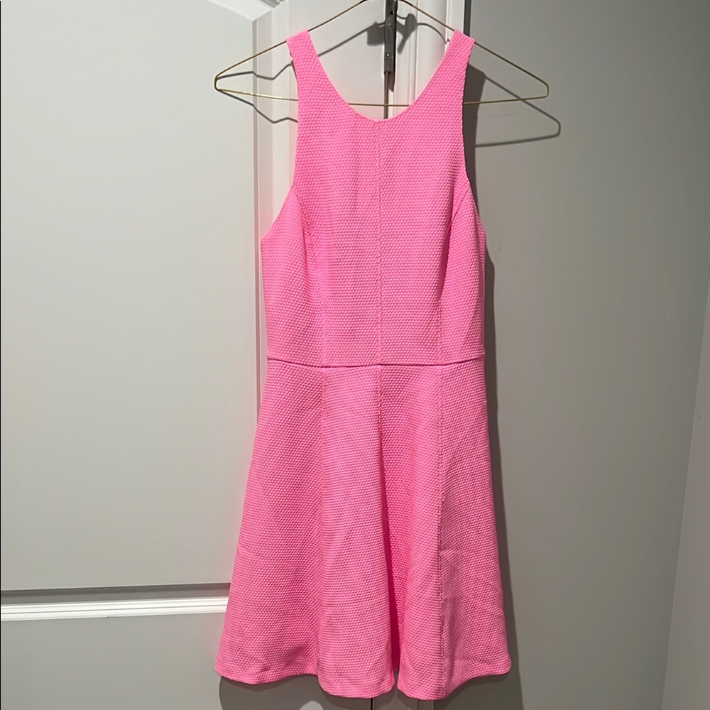 Sandro Paris Vibrant Pink Sleeveless Dress